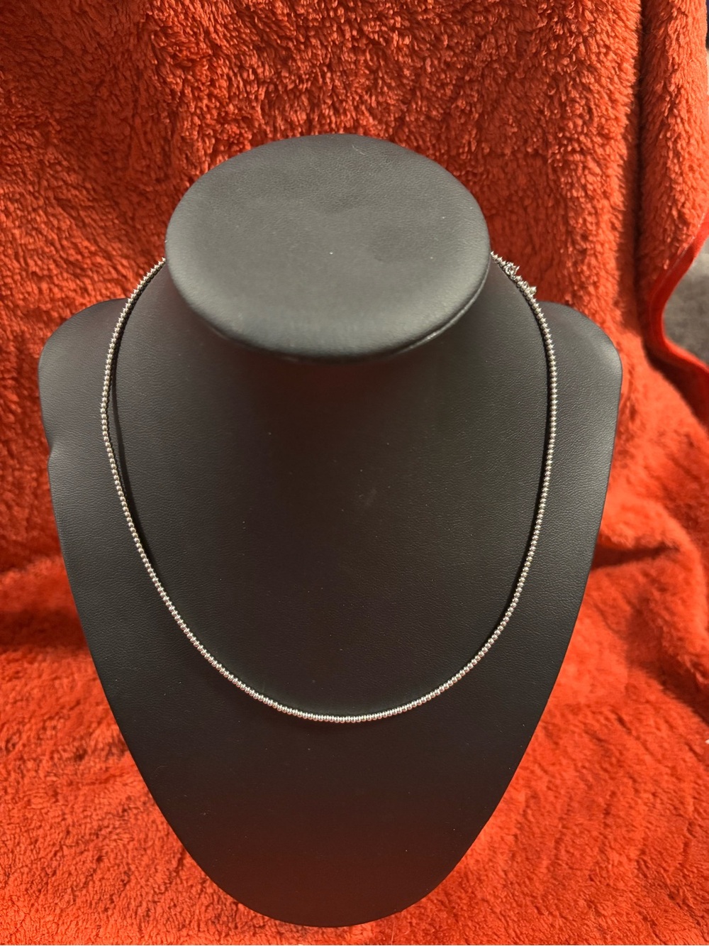 J Bloom Silver Beaded Chain Necklace - Silver